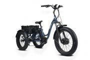 Electric Tricycle Invictus Barra Baja Azul Metalizado